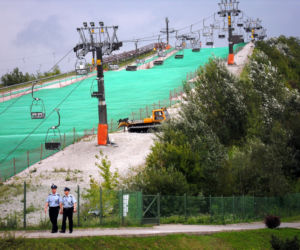 Widok z Górki Szczęśliwickiej