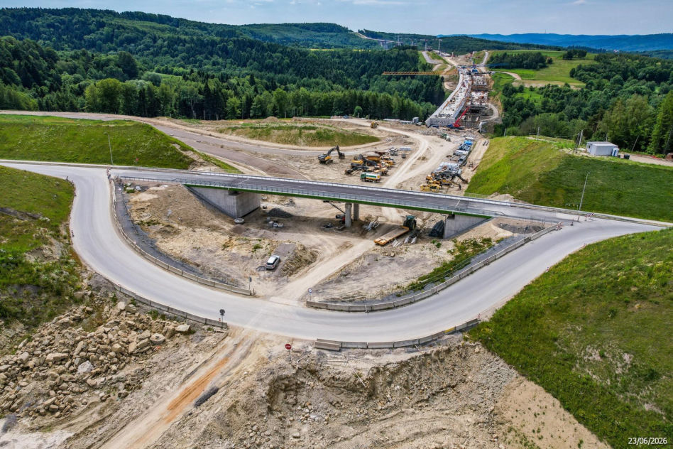 Budowa S19 - Babica Jawornik z najwyższą estakadą w Polsce