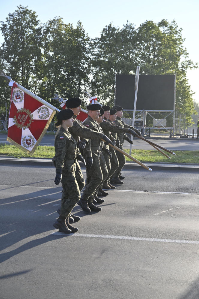 Próba generalna defilady wojskowej w Warszawie