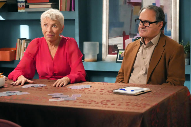 Barwy szczęścia, odc. 3349. Jerzy (Bronisław Wrocławski), Krystyna (Hanna Bieluszko)