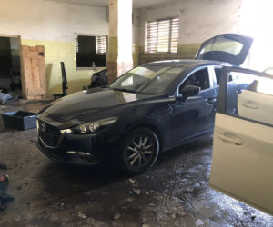 Zlikwidowano dwie dziuple pod Warszawą, odzyskano mazdę i trzy toyoty