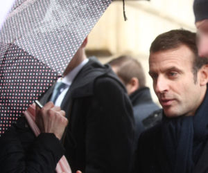 Macron w Krakowie