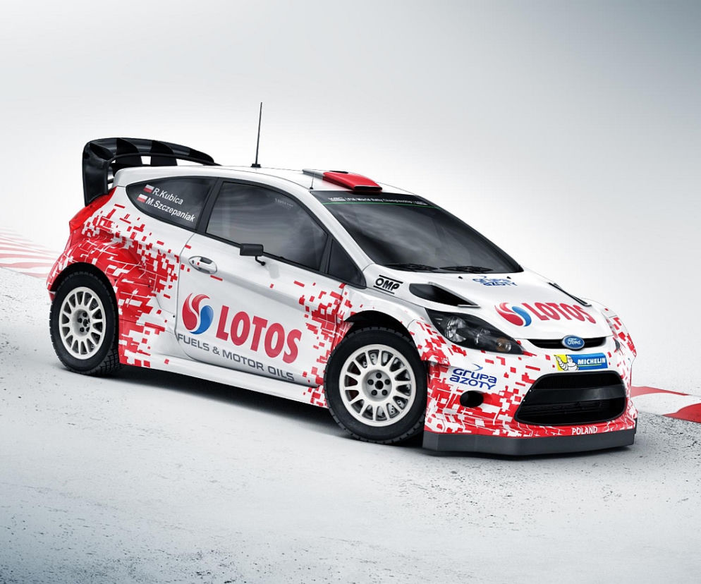 Ford Fiesta RS WRC Roberta Kubicy na Rajd Polski 2014