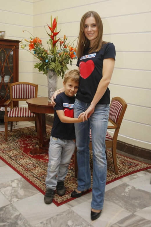 Halina Mlynkova i Łukasz Nowicki