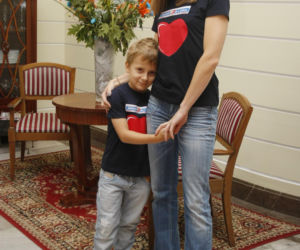 Halina Mlynkova i Łukasz Nowicki