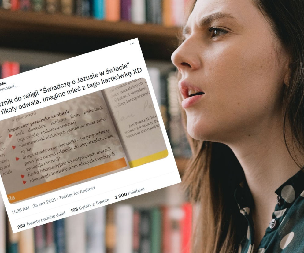 Kontrowersyjne teorie na temat ewolucji w podręczniku. Internauci przecierają oczy ze zdumienia