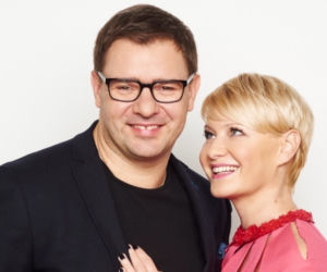 Rodzinka.pl 6 sezon. Natalia (Małgorzata Kożuchowska), Ludwik (Tomasz Karolak)