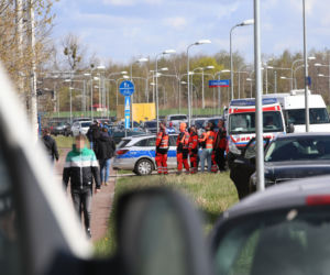 Tłumy podziwiały lądowanie samolotu-giganta na Lotnisku Chopina