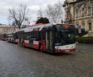 Protest kierowców nowosądeckiego MPK