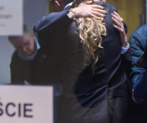 Sandra Kubicka i Aleksander Baron na drugiej rozprawie rozwodowej