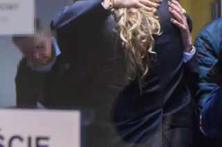 Sandra Kubicka i Aleksander Baron na drugiej rozprawie rozwodowej