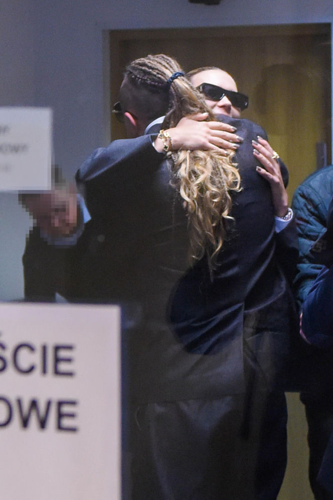 Sandra Kubicka i Aleksander Baron na drugiej rozprawie rozwodowej