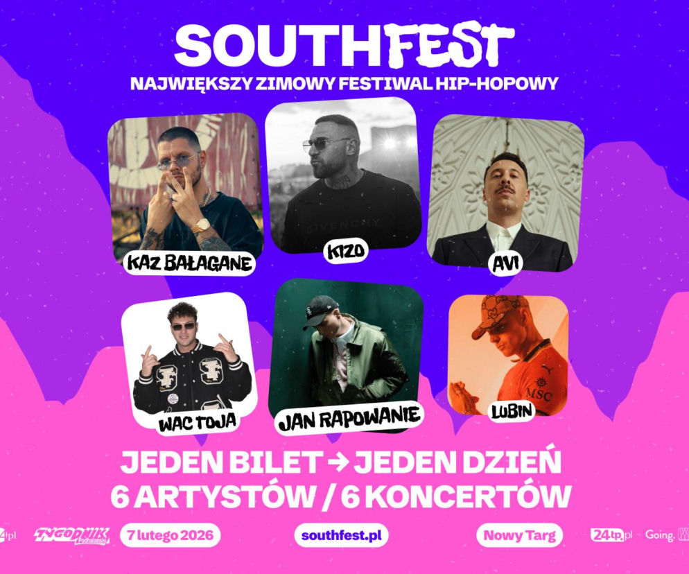 SouthFest już 7 lutego! Największy zimowy festiwal w Polsce rozgrzeje fanów hip-hopu. Kto wystąpi?