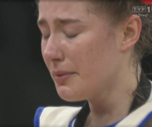 Zrozpaczona Aleksandra Kowalczuk po porażce