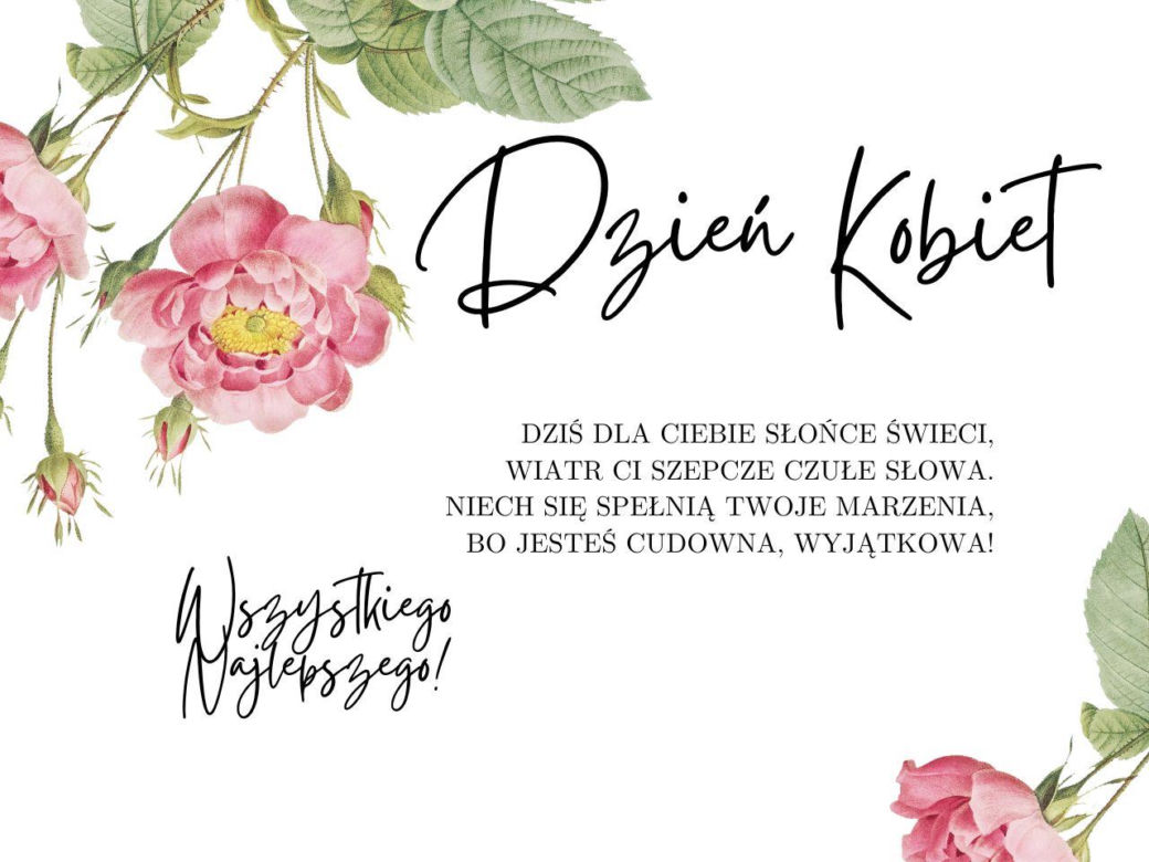 Życzenia na Dzień Kobiet - krótkie i miłe