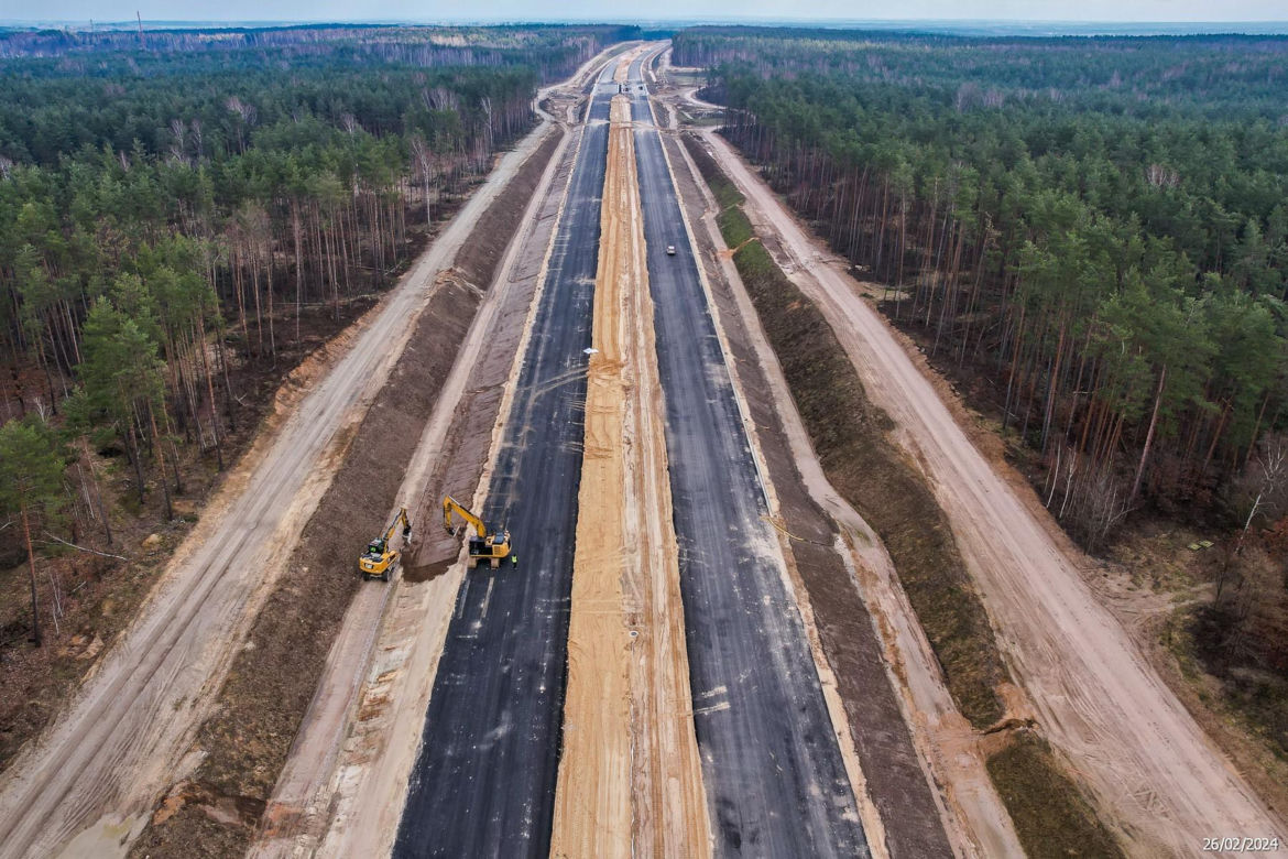 Budowa autostrady A2 Kałuszyn - Groszki