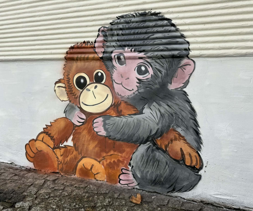 Artysta namalował mural z małpką Punch i wpadł w kłopoty! Zaskakujący finał