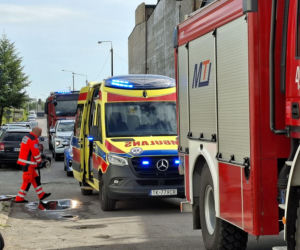 Ciężarówka najechała na kobietę. Poważny wypadek na terenie strefy ekonomicznej w Starachowicach
