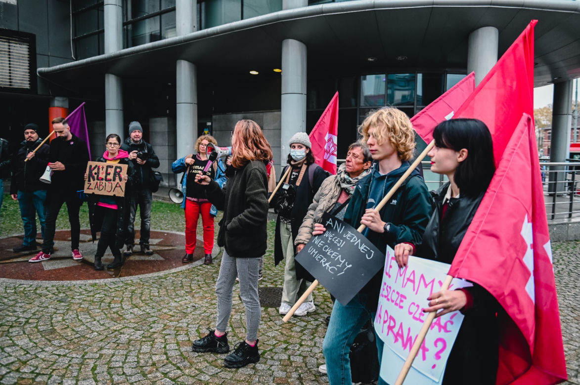 Protest aborcyjny w Gdańsku