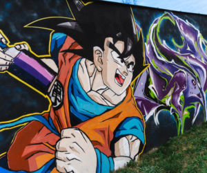 Przy ul. Mieszka I w Siedlcach można podziwiać całą galerię murali i graffiti