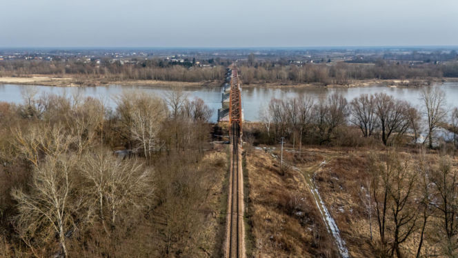 Stary most nad Wisłą w Górze Kalwarii