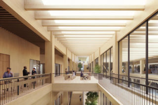 Największe centrum logistyczne z drewna i słomy od pracowni Henning Larsen