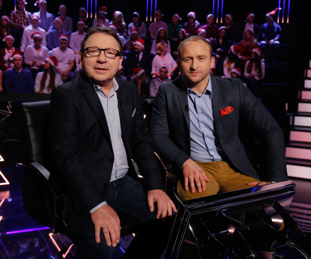 Milionerzy wydanie mikołajkowe. Borys Szyc, Zbigniew Zamachowski