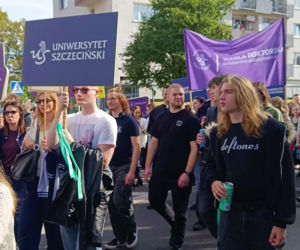 Spacerek na uniwerek w Szczecinie