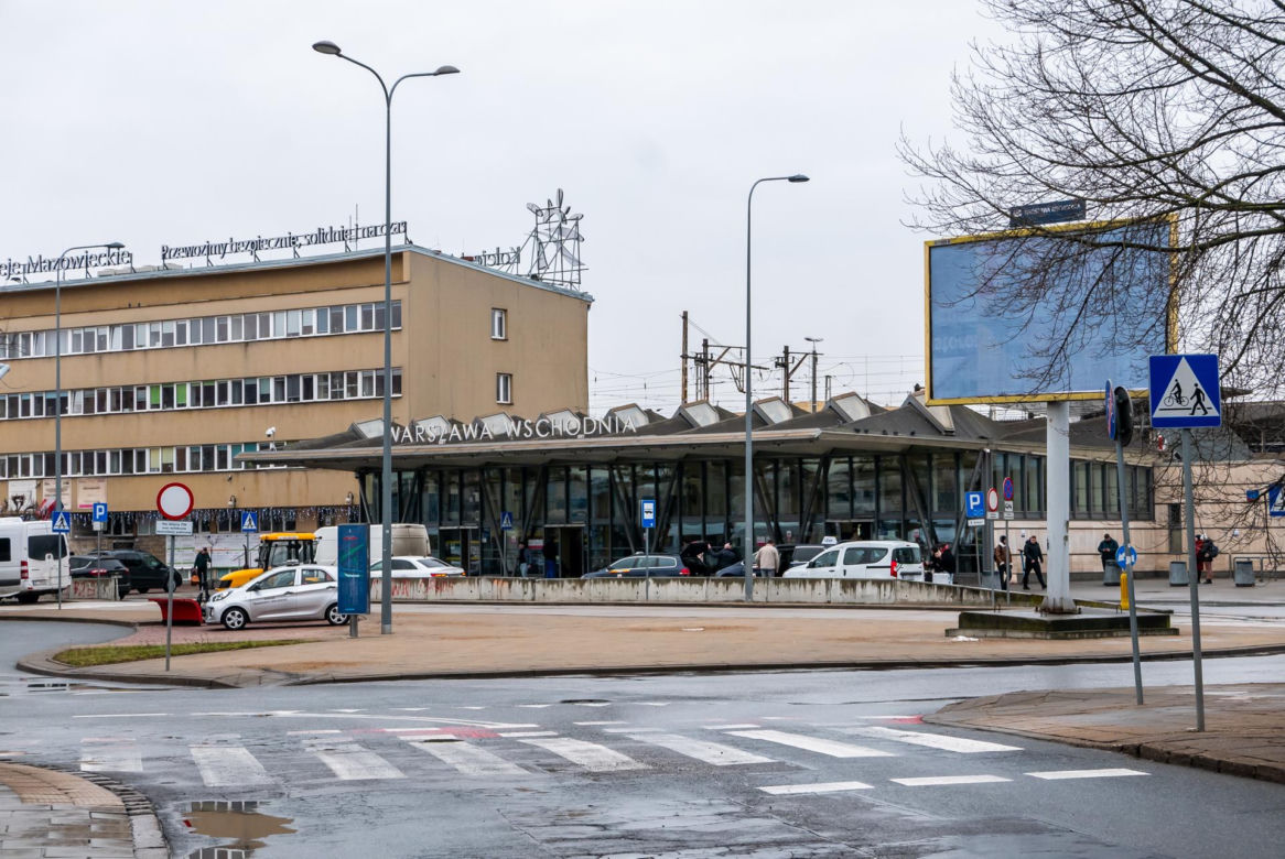 Dworzec PKP Warszawa Wschodnia przed przebudową w ramach remontu linii średnicowej