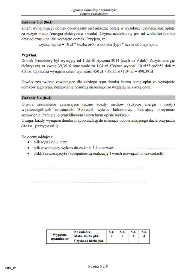 Matura 2017 informatyka. ARKUSZE poziom podstawowy, arkusz cz. 2