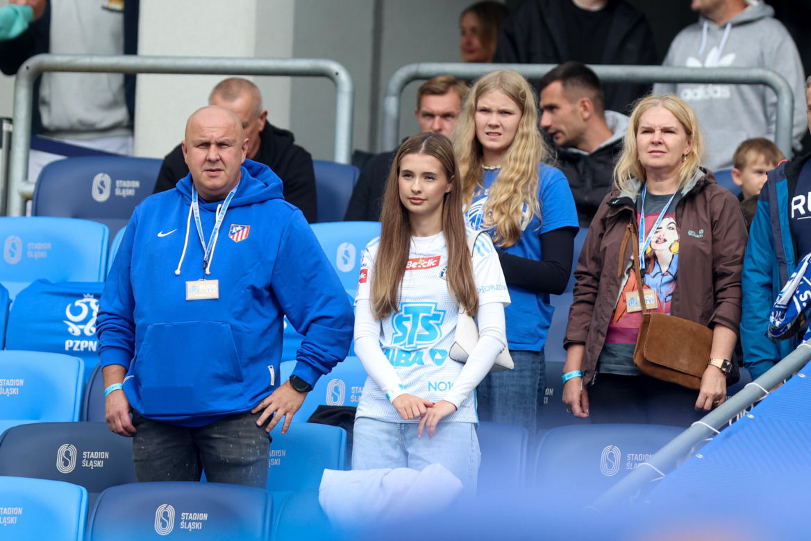 Kibice na meczu Ruch Chorzów - ŁKS