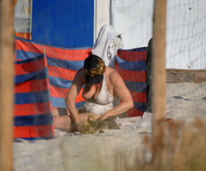 Seksbomba na plaży
