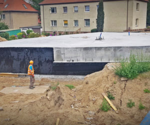 Postęp prac na węźle Łękno