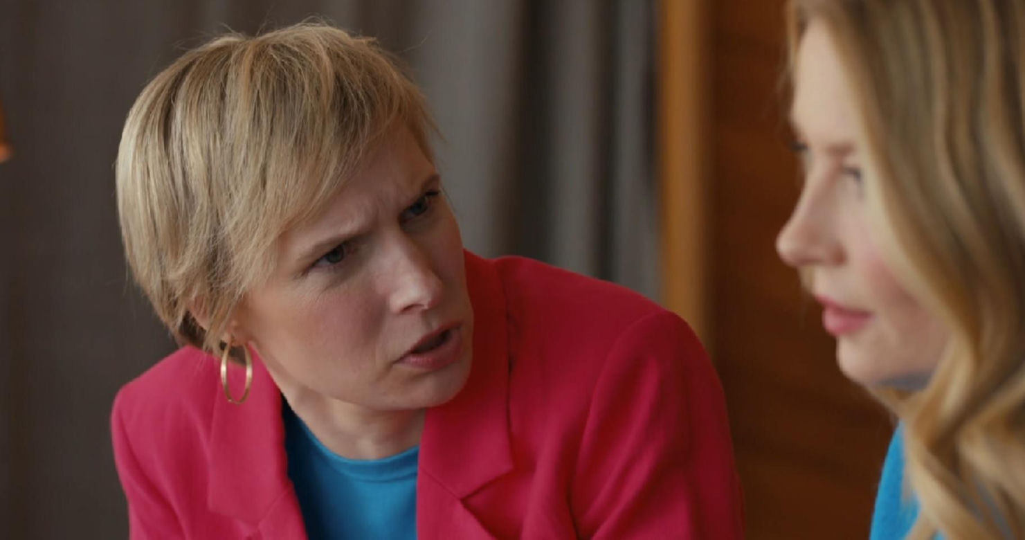 Barwy szczęścia, odcinek 3250. Sonia (Weronika Nockowska), Dominika (Karolina Chapko)