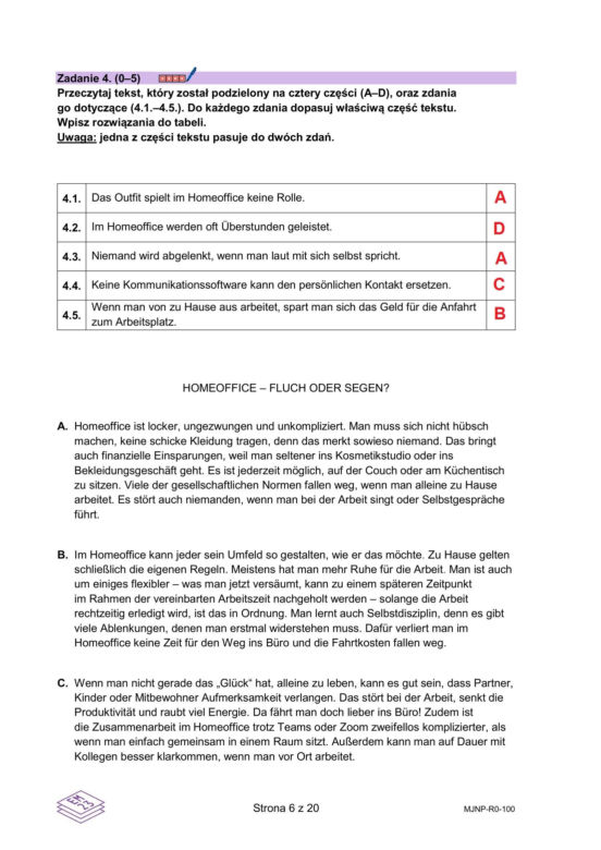 Matura 2026 NIEMIECKI rozszerzony: Arkusze CKE i odpowiedzi - sprawdź, czy zdałeś! 12.05.2026
