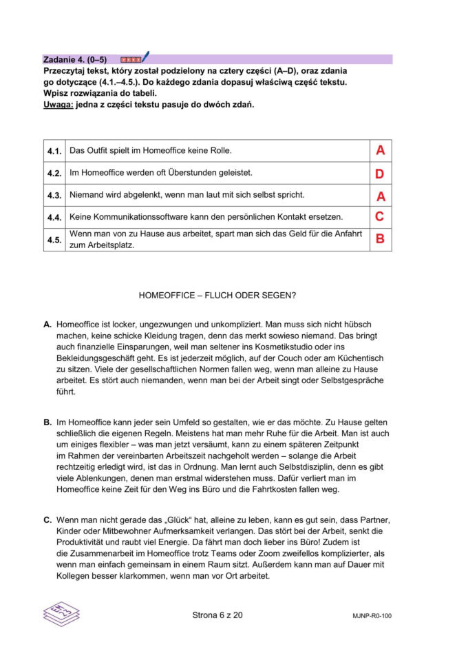 Matura 2026 NIEMIECKI rozszerzony: Arkusze CKE i odpowiedzi - sprawdź, czy zdałeś! 12.05.2026