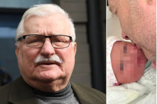 Lech Wałęsa został dziadkiem! Wnuczka Helenka urodziła się w Boże Ciało. Wałęsa ma już 14 wnuków!