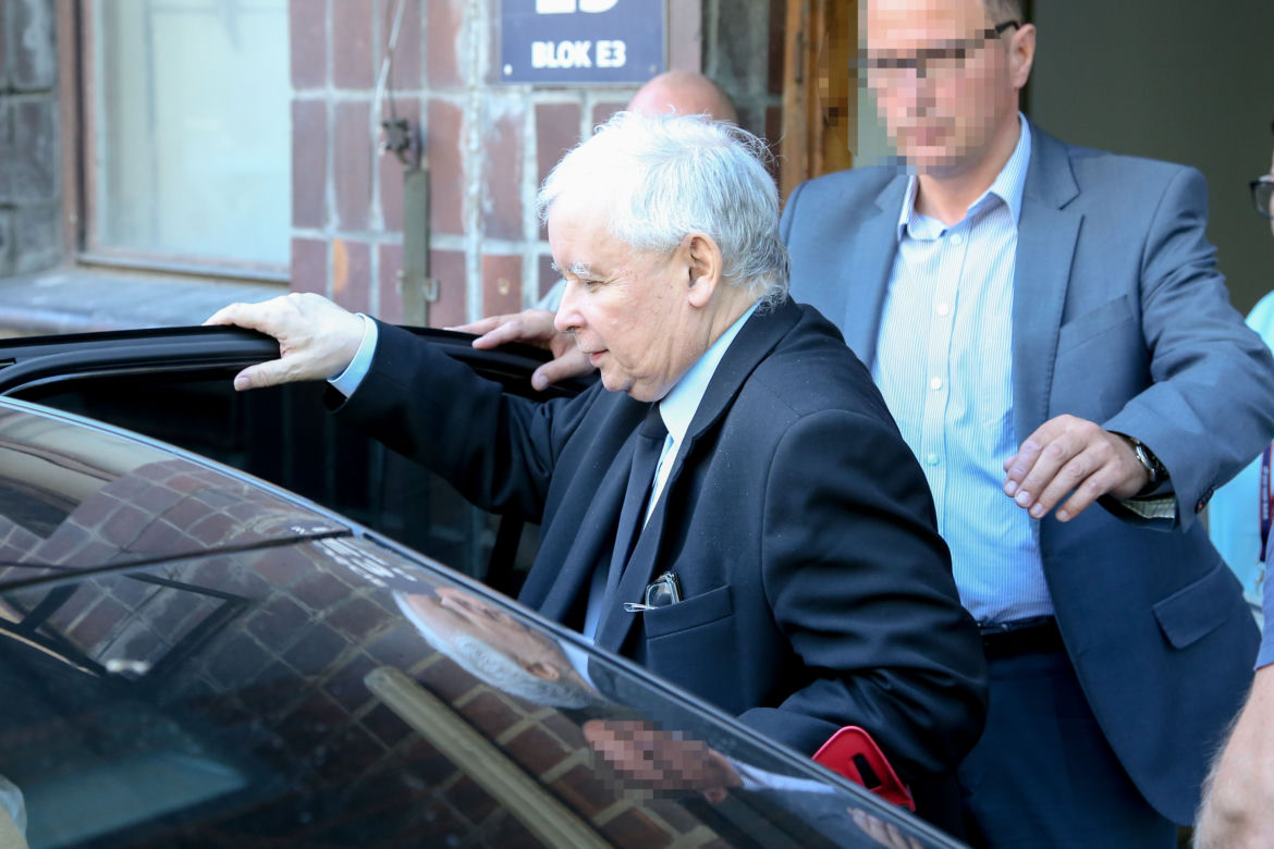 KACZYŃSKI WYSZEDŁ ZE SZPITALA