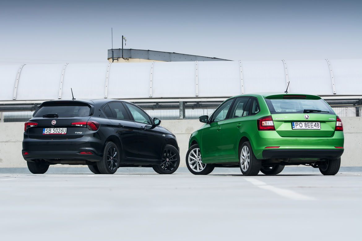 Fiat Tipo 1.4 T-Jet 120 KM vs. Skoda Rapid Spaceback 1.0 TSI 110 KM