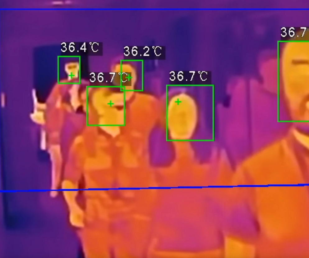 Do starego szpitala NIE WEJDZIESZ  z podwyższoną temperaturą! Zadba o to specjalna kamera
