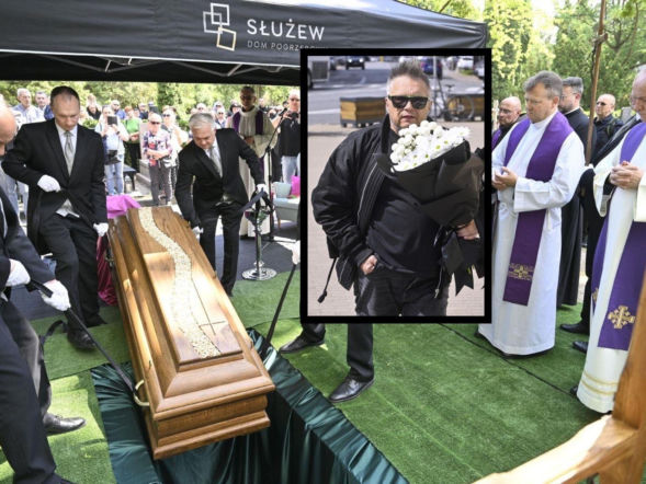 Przejęty Muniek Staszczyk na pogrzebie Stanisławy Celińskiej. O tym, co ich łączyło, raczej nie mówiło się głośno