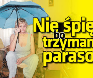 Nie śpię, bo trzymam parasol