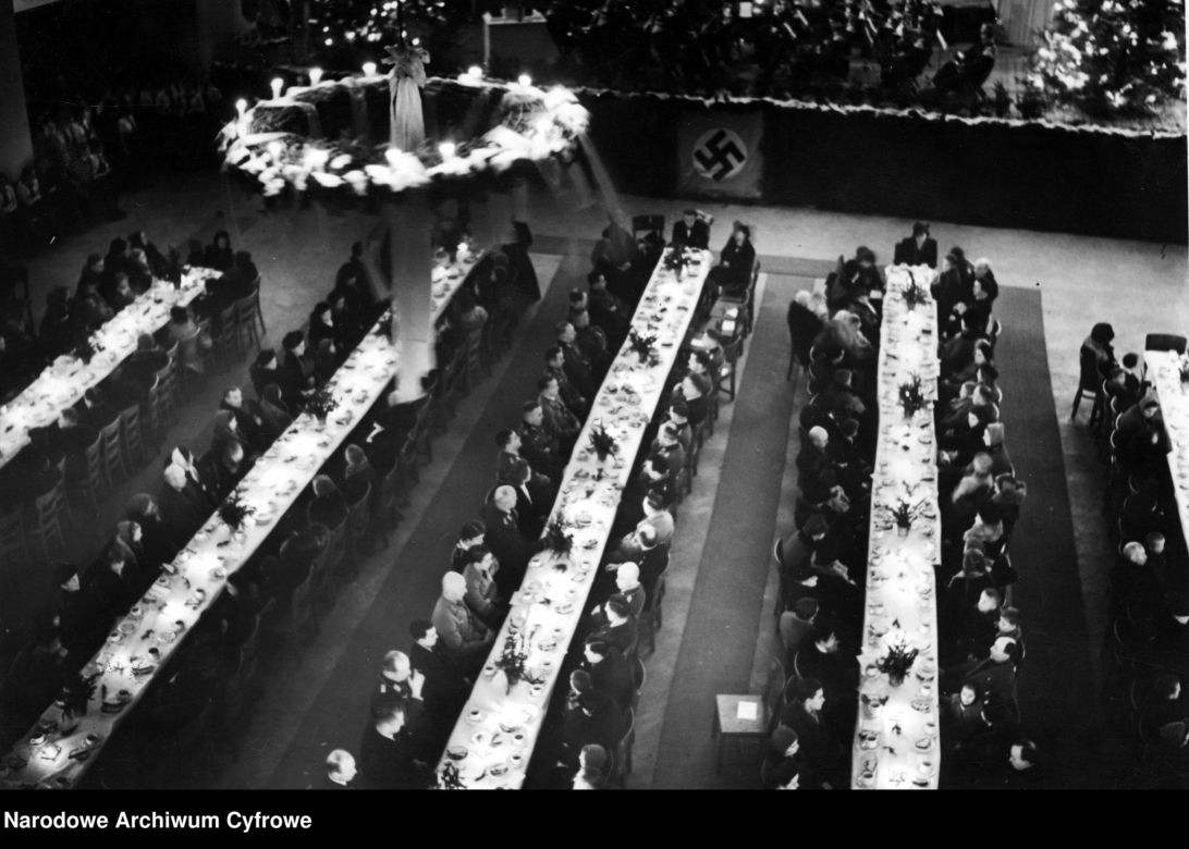 Warszawa 1940, Boże Narodzenie zorganizowane przez nazistów