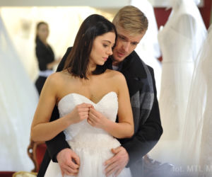 M jak miłość odc. 1206. Artur (Tomasz Ciachorowski), Iza Lewińska (Adriana Kalska)