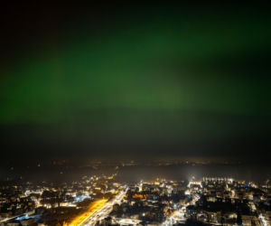 Zorza polarna nad Pomorzem! Niezwykłe widowisko na styczniowym niebie