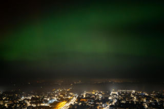 Zorza polarna nad Pomorzem! Niezwykłe widowisko na styczniowym niebie