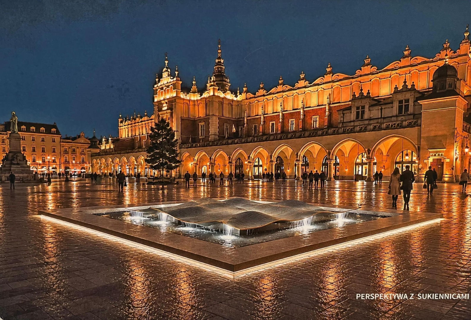 Projekt nowej fontanny Kraków