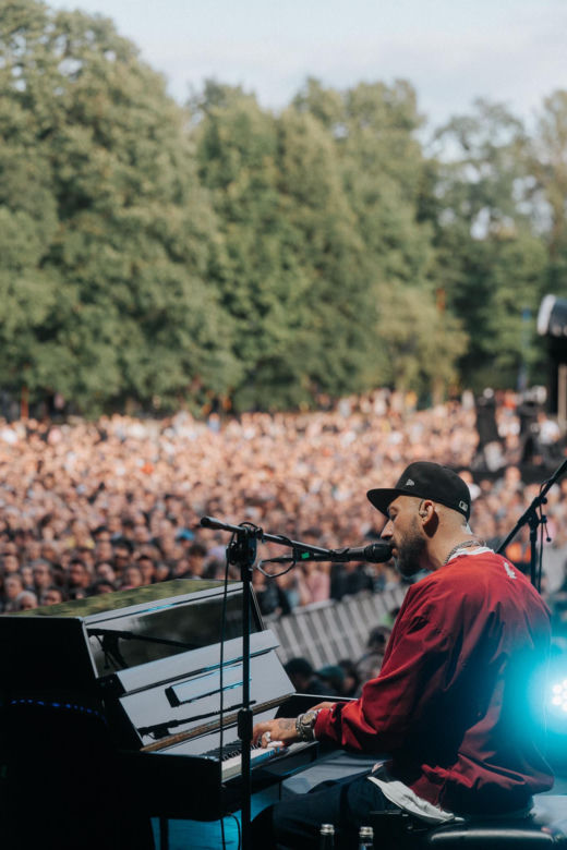 ZORZA 2025 w Warszawie. Zdjęcie z pierwszego dnia festiwalu Dawida Podsiadły
