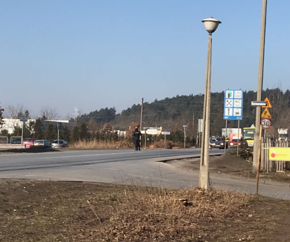 Niewybuch na budowie na ulicy Grunwaldzkiej