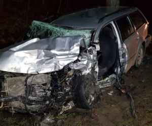 Zaniówka. MAKABRYCZNY wypadek w sylwestra. NIE ŻYJE 20-latek [ZDJĘCIA]